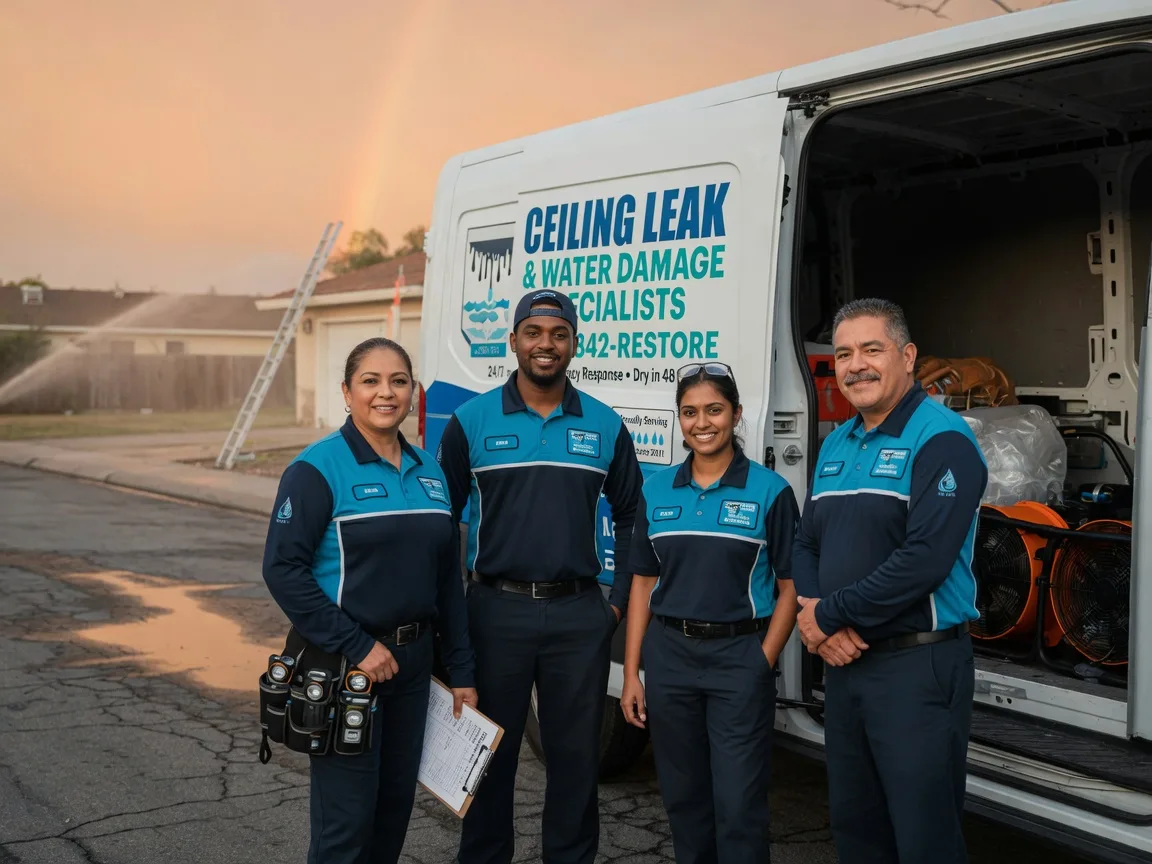 Ceiling Leak Cleanup company in Menard, TX