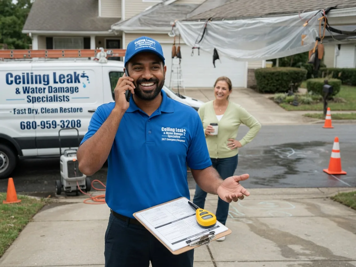 Ceiling Leak Cleanup Menard, TX FAQs